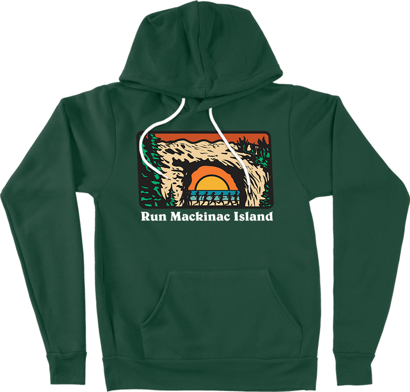 Run Mackinac Island Forest Hooded Sweatshirt