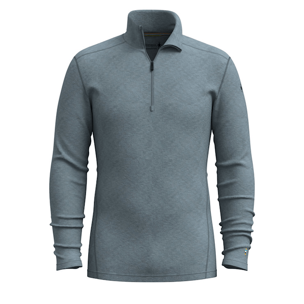 Men's Smartwool Classic Thermal Merino Base Layer 1/4 Zip - Bauman's Running & Walking Shop