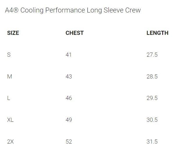 A4 Cooling Performance Long SLeeve D1 - Bauman's Running & Walking Shop