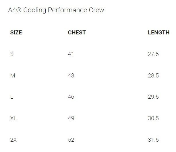 A4 Cooling Performance Tee D1 - Bauman's Running & Walking Shop