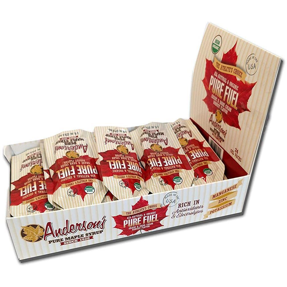 Anderson's Maple Syrup, Inc. Pure Fuel Tray, 1 fl. oz. (Pack of 24) - Bauman's Running & Walking Shop