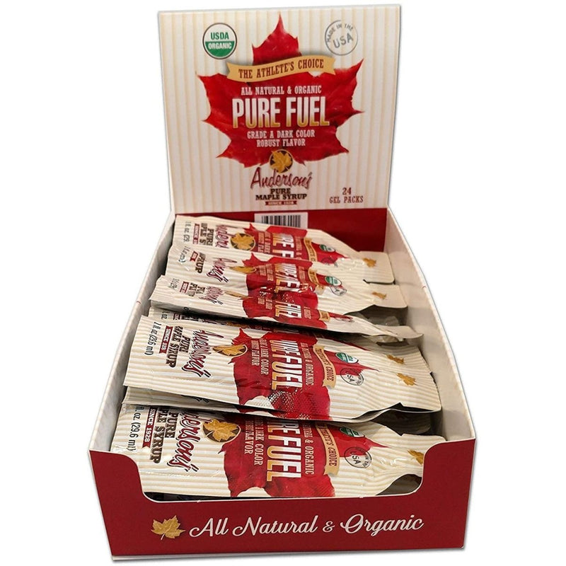 Anderson's Maple Syrup, Inc. Pure Fuel Tray, 1 fl. oz. (Pack of 24) - Bauman's Running & Walking Shop