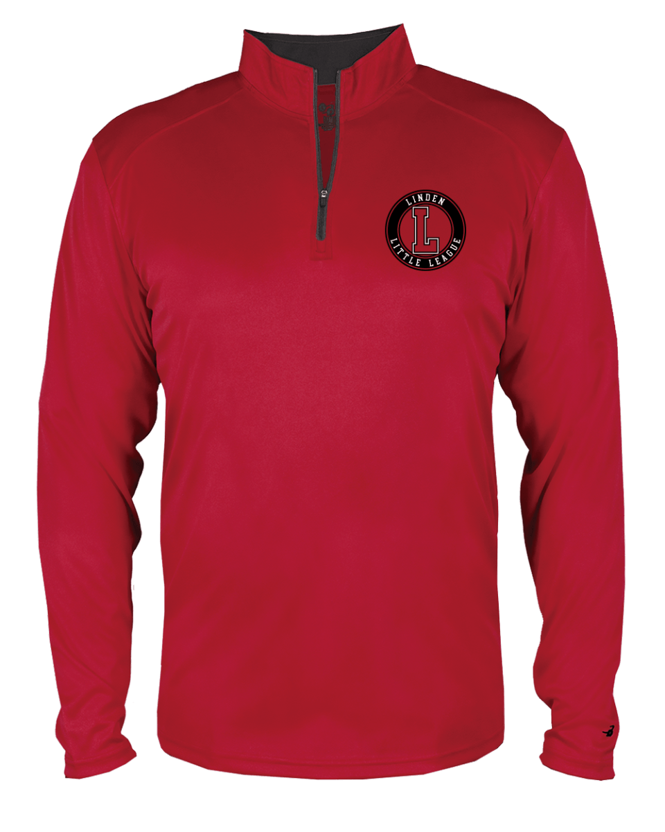 B-Core Men's 1/4 Zip - Linden Little League - Bauman's Running & Walking Shop
