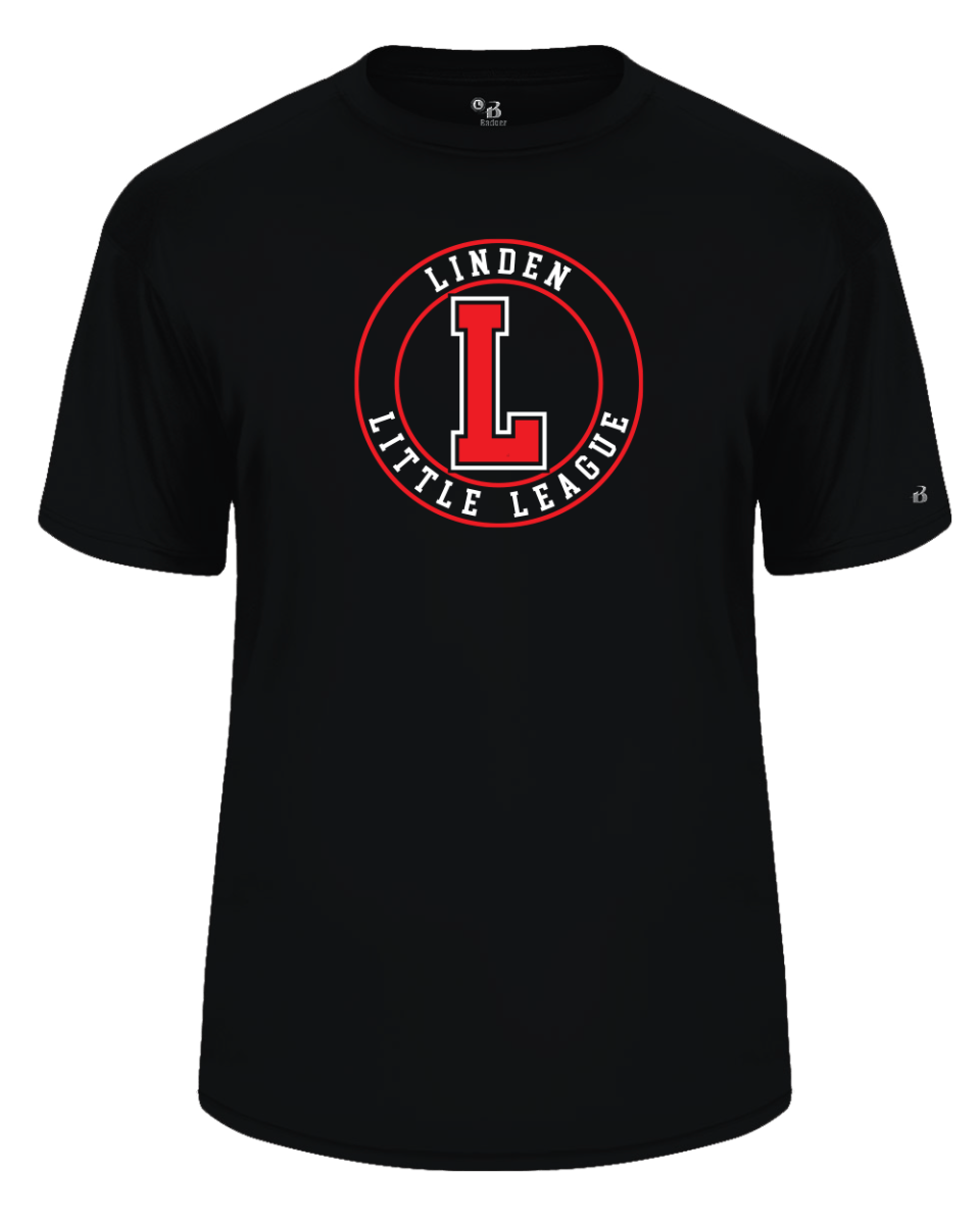 B-Core Short Sleeve Performance Tee- Linden Little League - Bauman's Running & Walking Shop