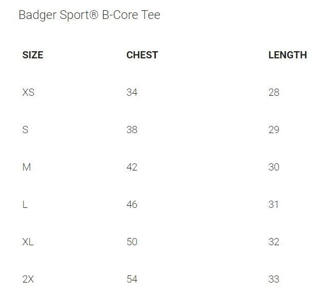 B-Core Short Sleeve Performance Tee- Linden Little League - Bauman's Running & Walking Shop