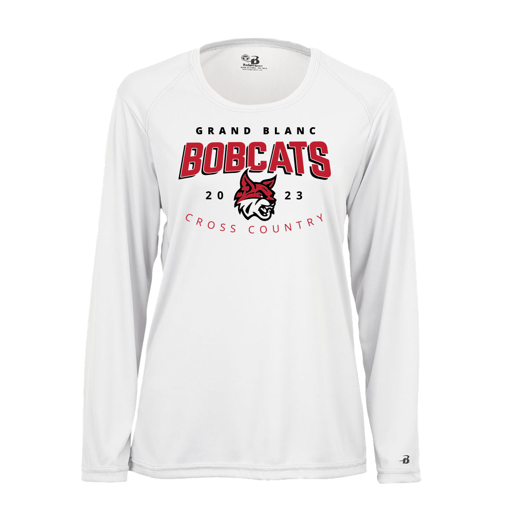 B-CORE Women's Tech Long Sleeve - Bobcats 2023 - Bauman's Running & Walking Shop