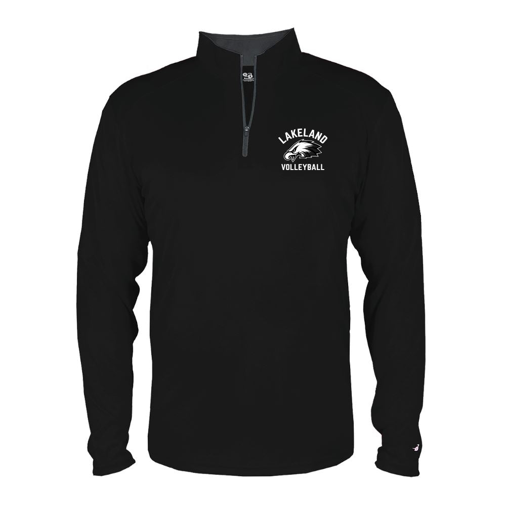 Badger Sport® Unisex "Lakeland Volleyball" B-Core 1/4 Zip - Bauman's Running & Walking Shop