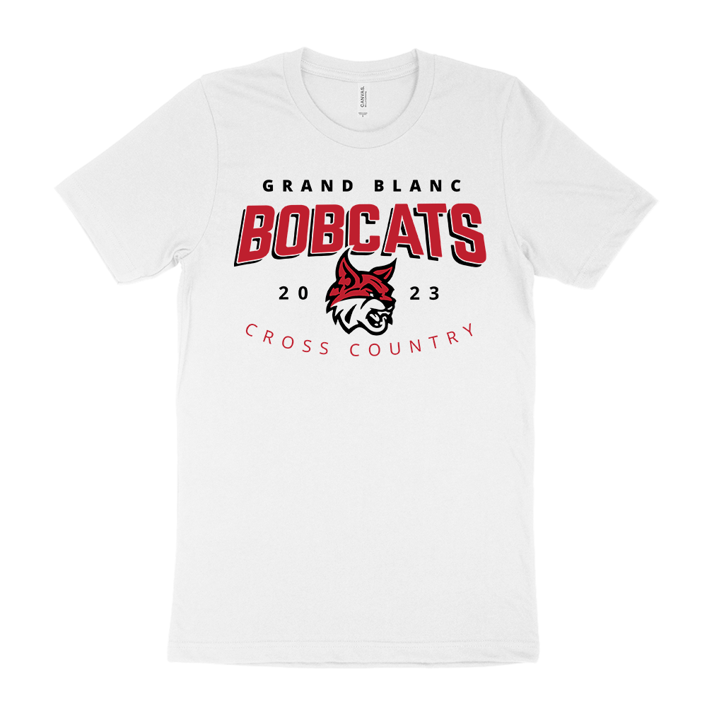 BELLA+CANVAS Unisex Jersey Tee - Bobcats 2023 - Bauman's Running & Walking Shop