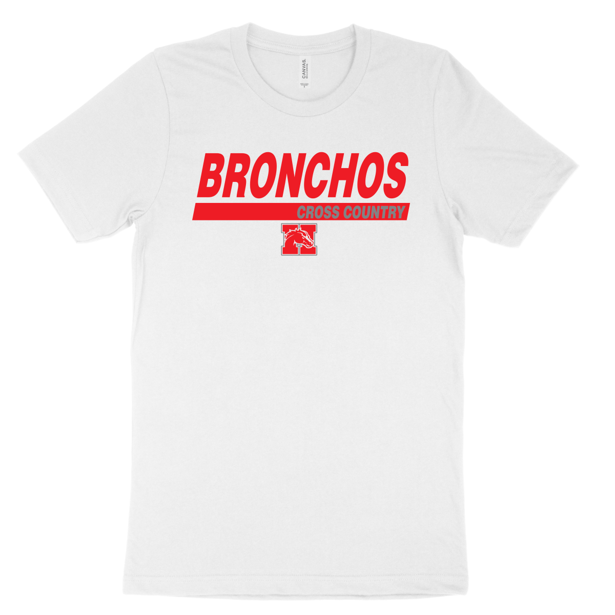 BELLA+CANVAS Unisex Jersey Tee - Brochos XC - Bauman's Running & Walking Shop