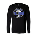 BELLA+CANVAS Unisex "Lakeland Volleyball" Long Sleeve Jersey Tee - Bauman's Running & Walking Shop