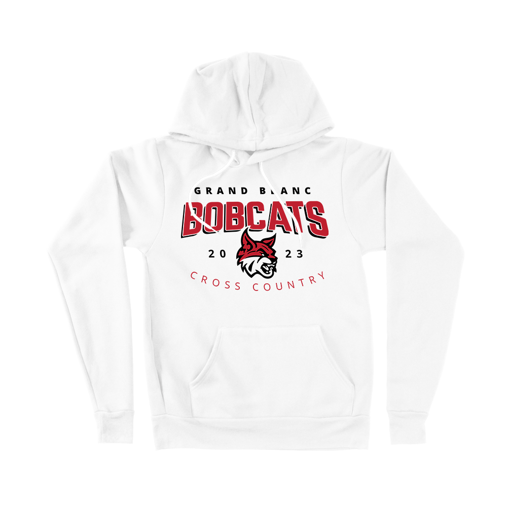 BELLA+CANVAS Unisex Sponge Fleece Pullover Hoodie - BOBCATS 2023 - Bauman's Running & Walking Shop