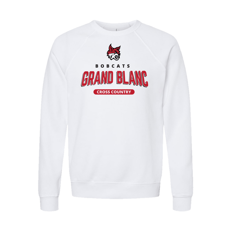 BELLA+CANVAS Unisex Sponge Fleece Raglan Sweatshirt - GBXC - Bauman's Running & Walking Shop