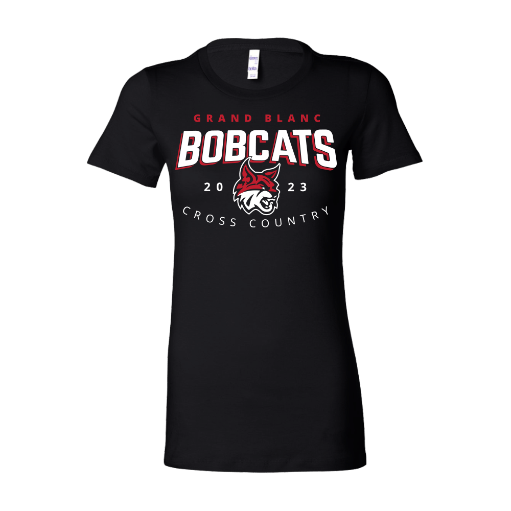 BELLA+CANVAS Women's Slim Fit Tee - Bobcats 2023 - Bauman's Running & Walking Shop