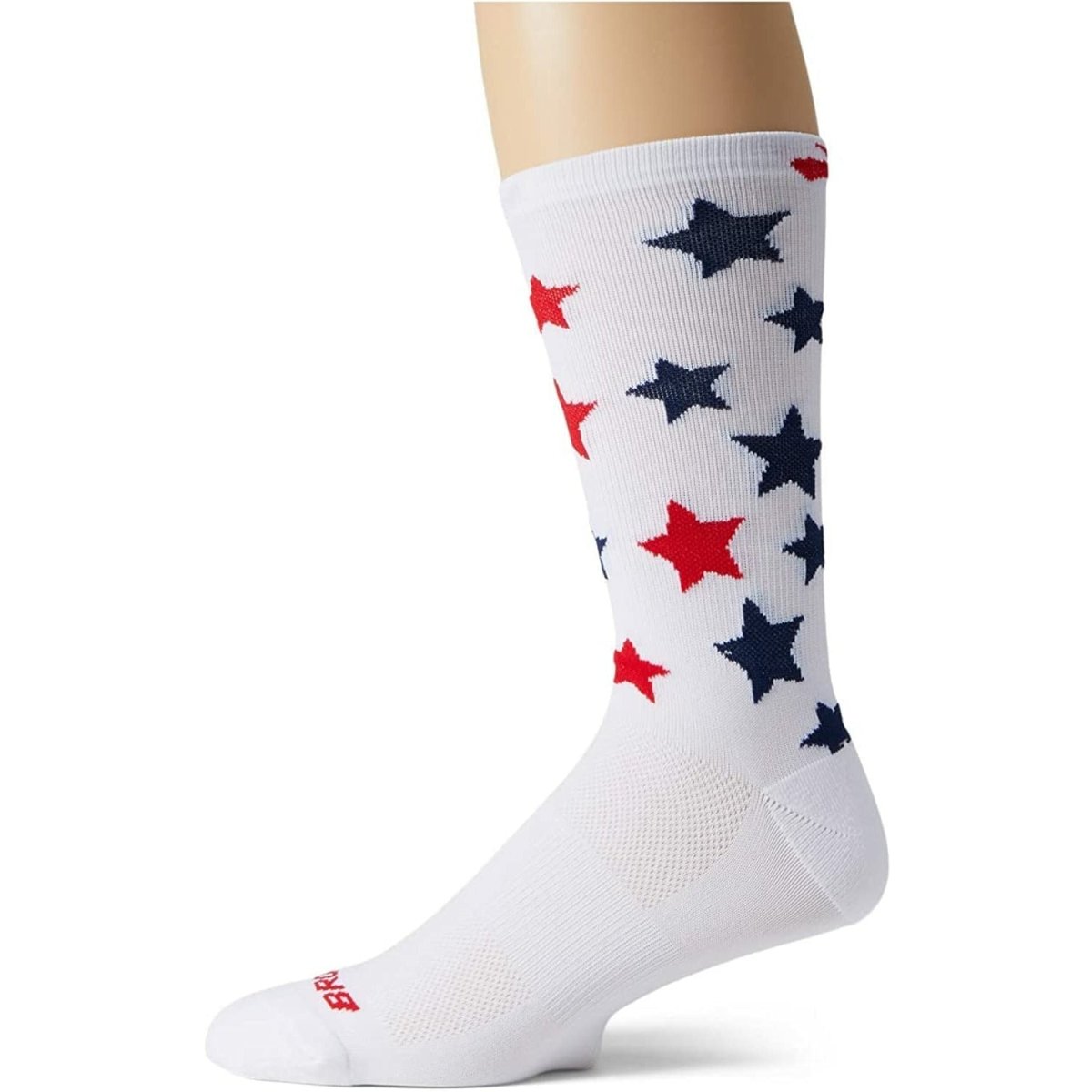 Brooks Run USA Tempo Knit In Crew Socks - Bauman's Running & Walking Shop
