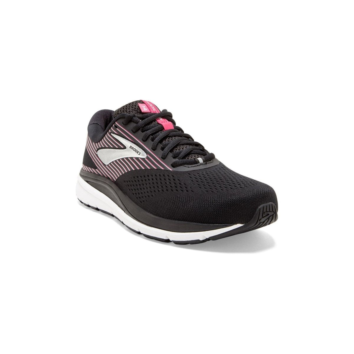 Brooks Women's Addiction 14 (Black/Hot Pink/Silver) - Bauman's Running & Walking Shop