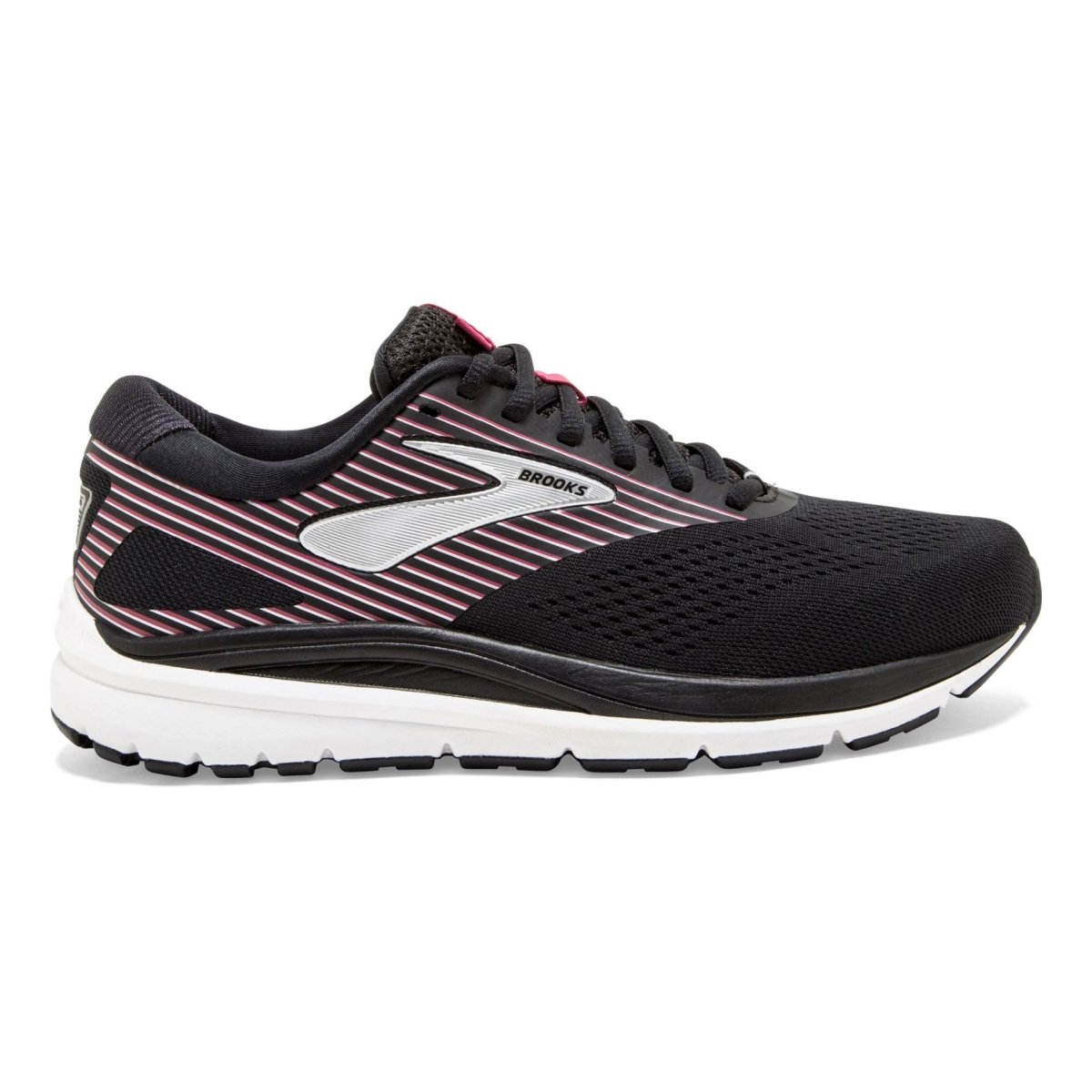 Brooks Women's Addiction 14 (Black/Hot Pink/Silver) Bauman's