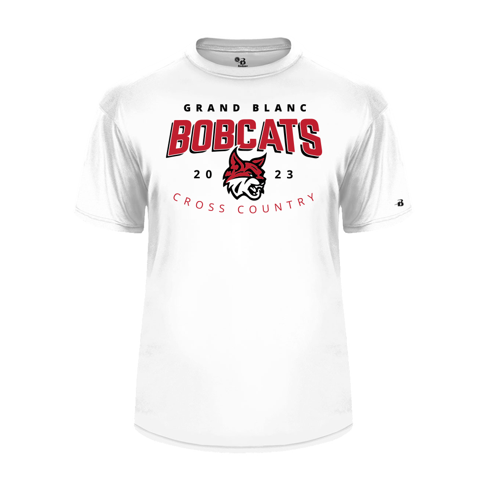 Copy of B-Core Short Sleeve Tee - Bobcats 2023 - Bauman's Running & Walking Shop