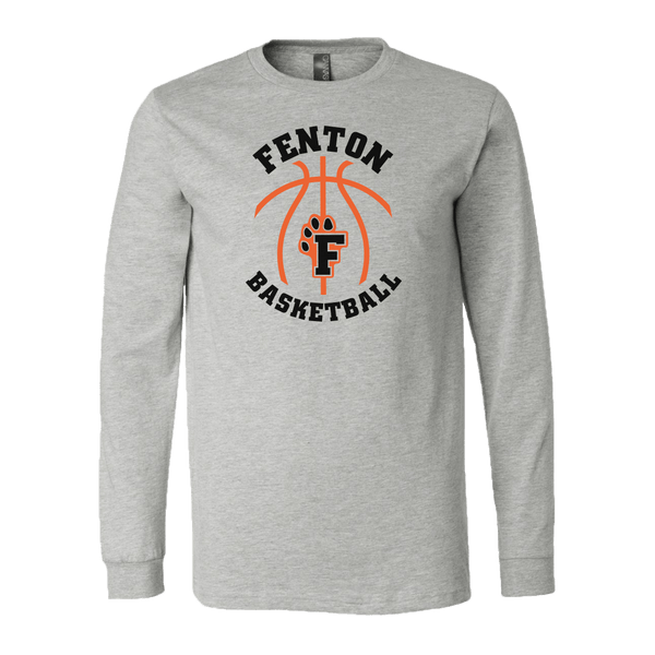Copy of Fenton Basketball - Athletic Heather - LS Jersey Tee - Bauman's Running & Walking Shop
