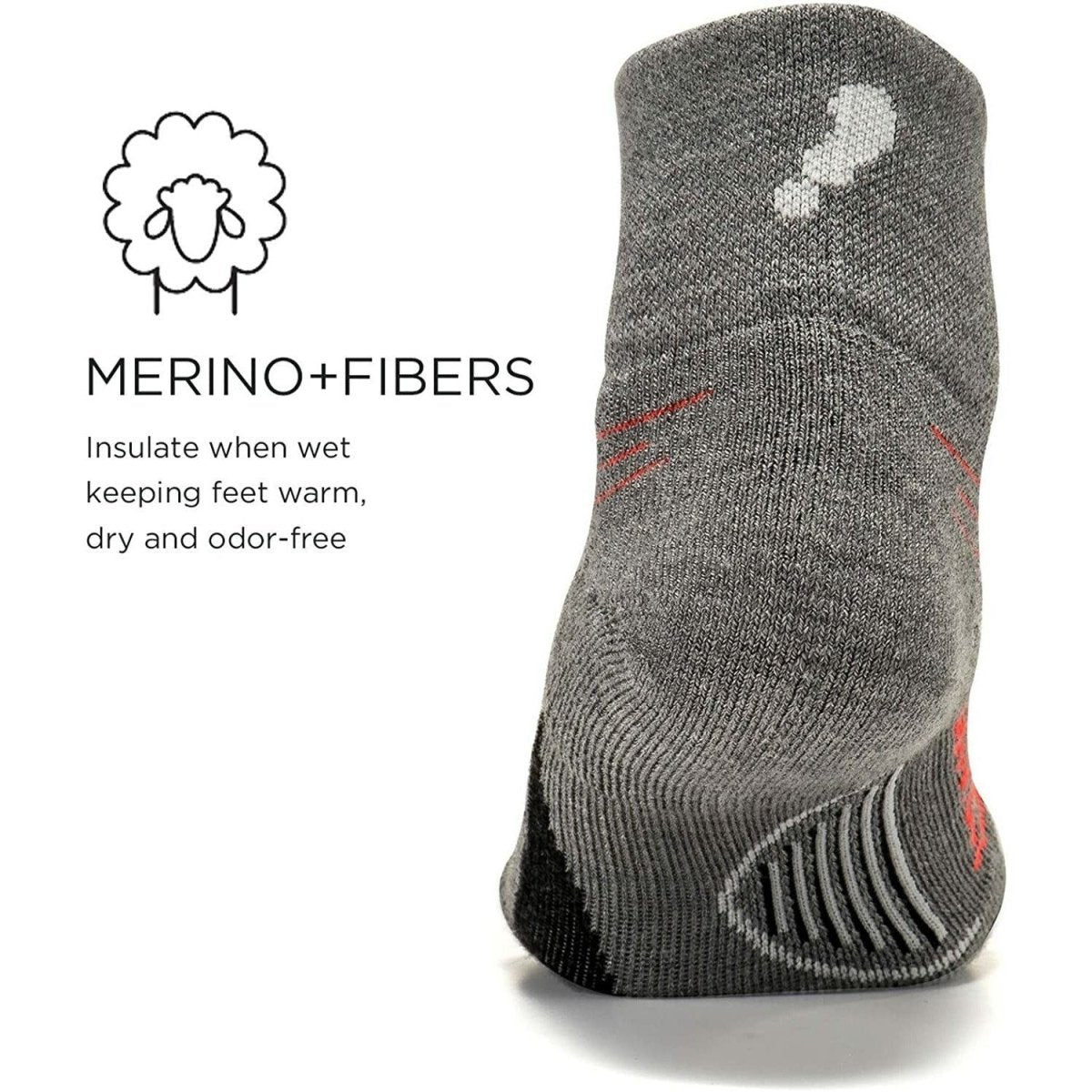 Features Elite Cushion Low Cut - Bauman's Running & Walking Shop