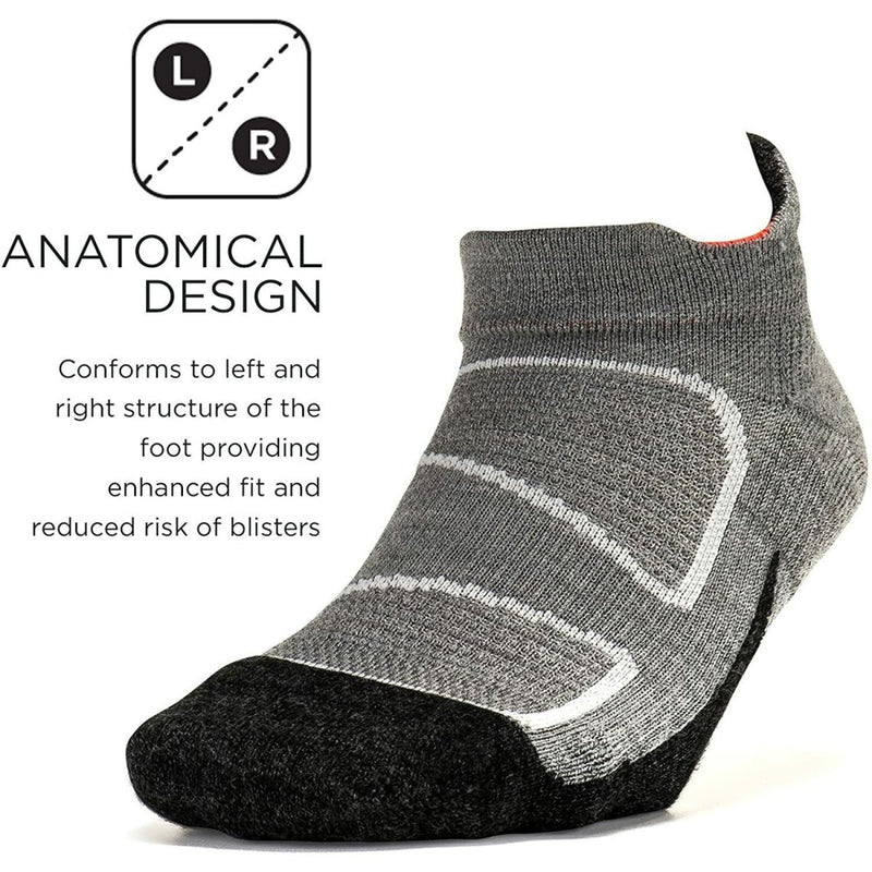 Feetures Elite Merino+ Cushion No Show Tab Socks - Bauman's Running & Walking Shop