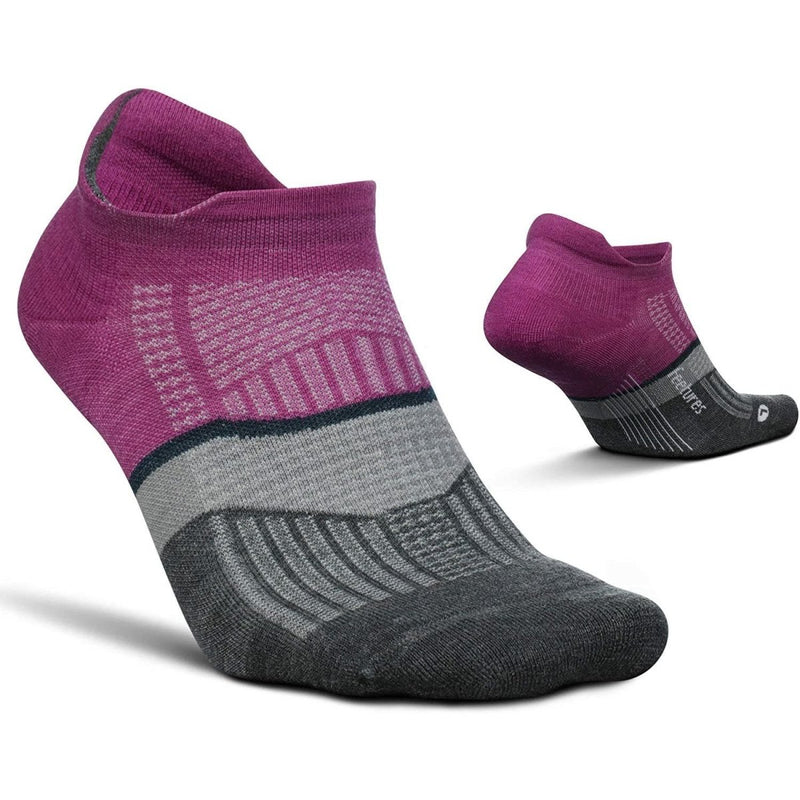 Feetures Elite Merino+ Ultra Light No Show Tab Socks - Bauman's Running & Walking Shop