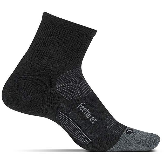 Feetures Merino 10 Quarter Sock - Bauman's Running & Walking Shop