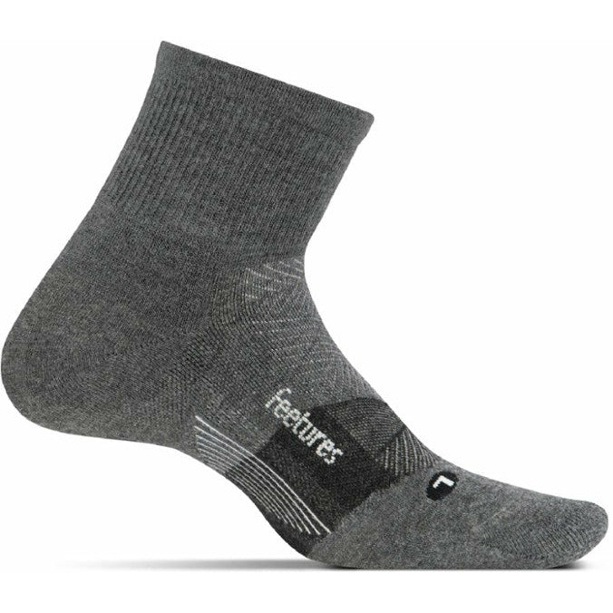 Feetures Merino 10 Quarter Sock - Bauman's Running & Walking Shop