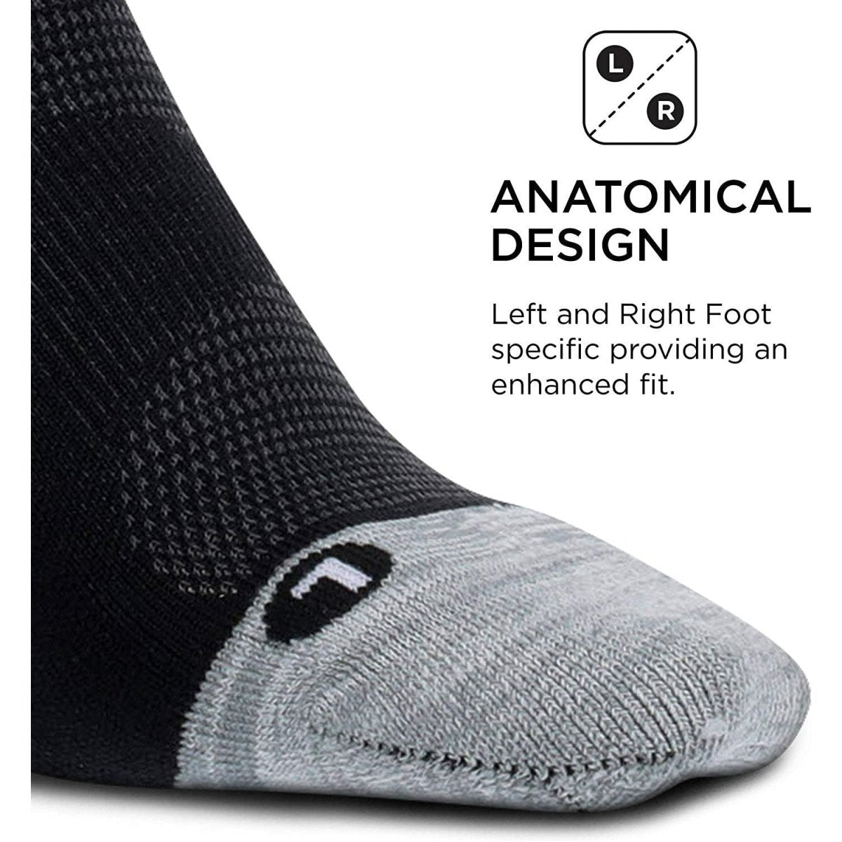 Feetures Unisex Elite Light Cushion Mini Crew - Bauman's Running & Walking Shop