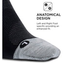 Feetures Unisex Elite Light Cushion Mini Crew - Bauman's Running & Walking Shop