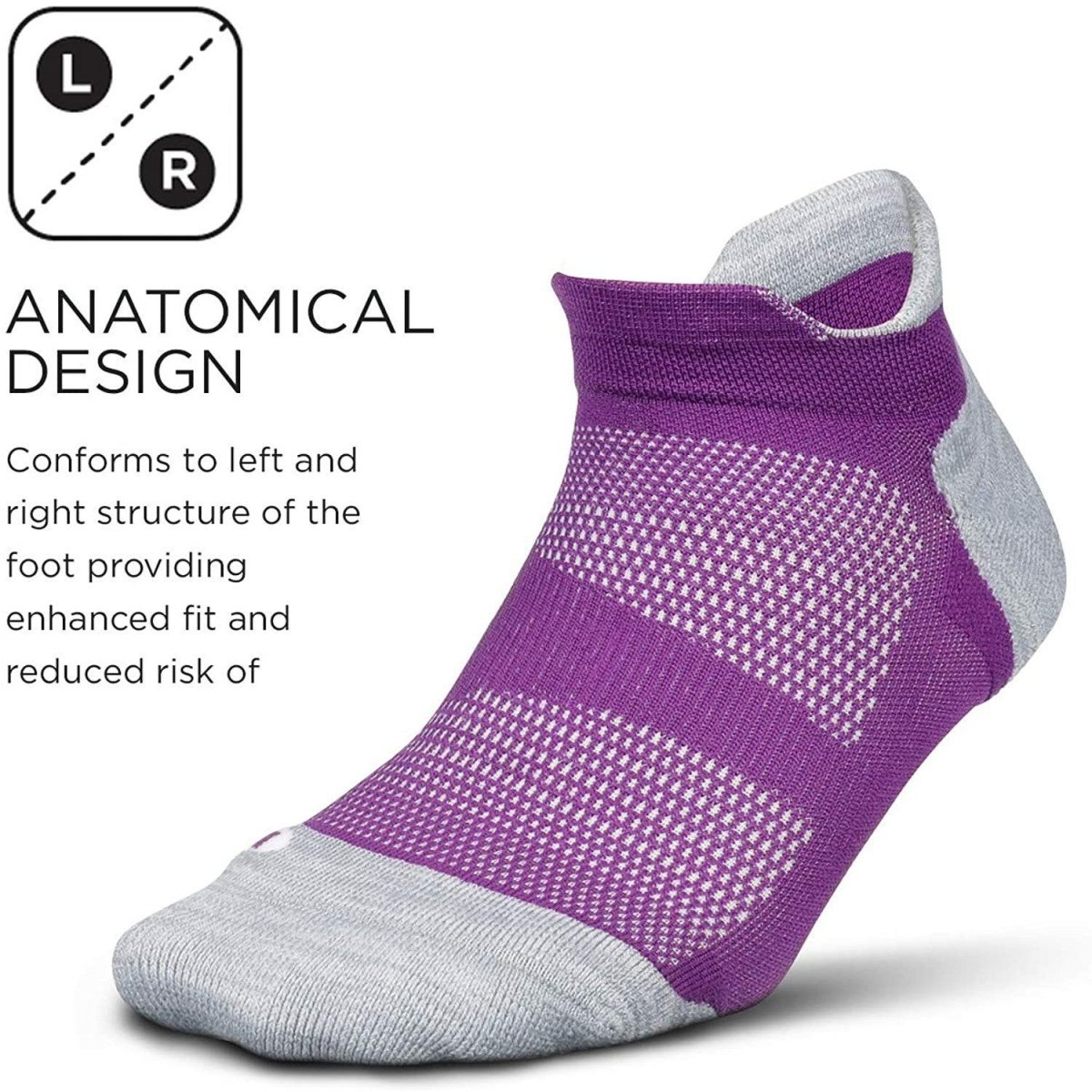 Feetures Unisex Elite Light Cushion No Show Tab - Bauman's Running & Walking Shop