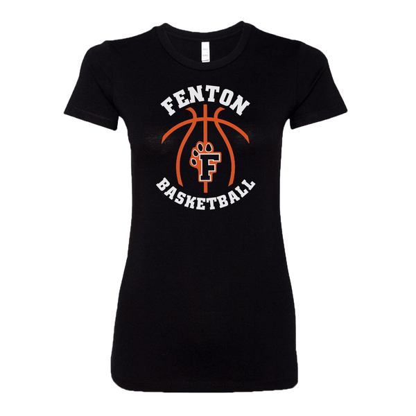 Fenton Basketball - Black - Ladies Favorite Tee - Bauman's Running & Walking Shop