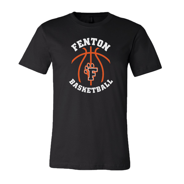 Fenton Basketball - Black - Unisex Jersey Tee - Bauman's Running & Walking Shop