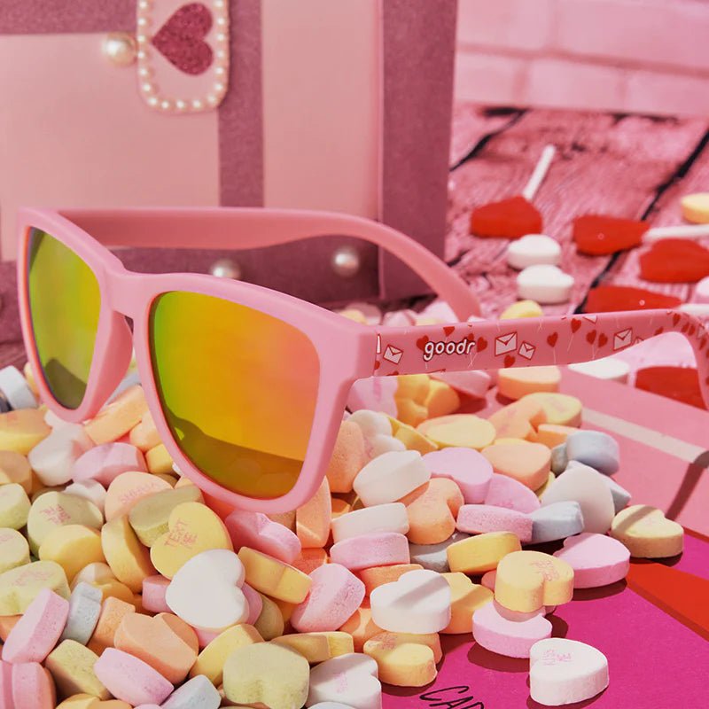 goodr "Candygrams Get Me Randy, Ma'am" OG Valentines Day Sunglasses - Bauman's Running & Walking Shop