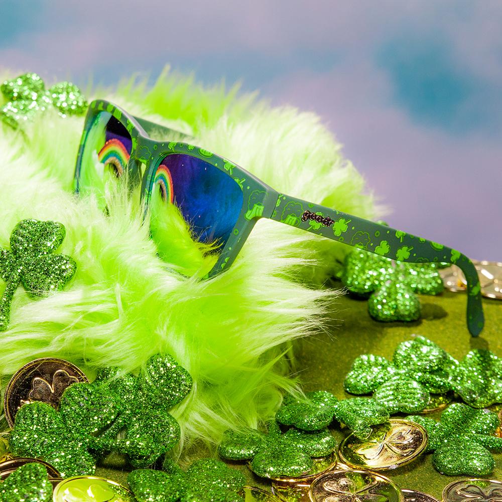 goodr Uncle Grimacey's Shamrock Shots - RARE OOP COLOR - Bauman's Running & Walking Shop