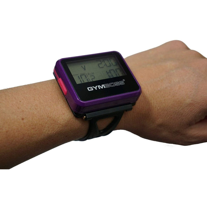 Gymboss Plus timer a intervalli e cronometro orologio da polso – Bundle,  Black with Green buttons