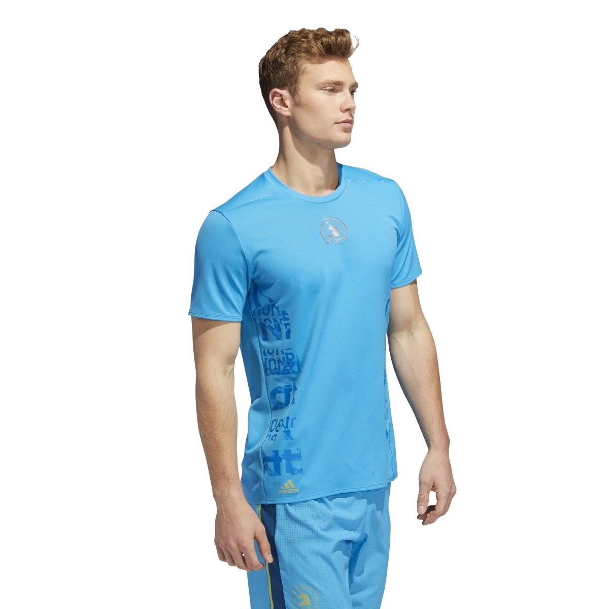 Men's adidas 2019 Boston Marathon Supernova Short Sleeve Tee - Bauman's Running & Walking Shop