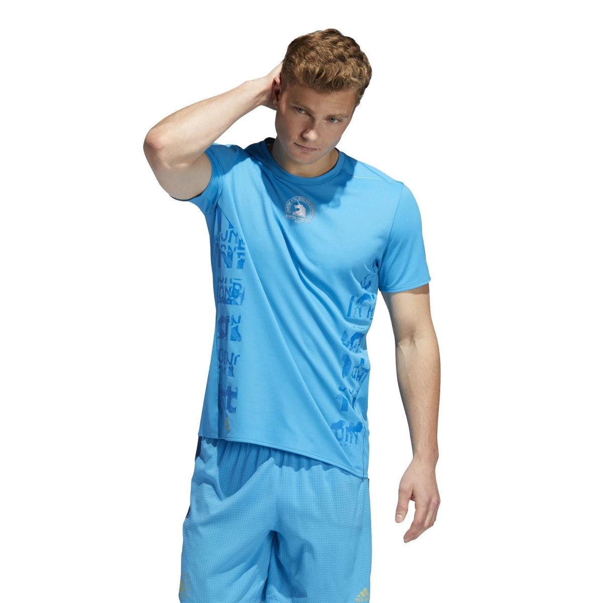 Men's adidas 2019 Boston Marathon Supernova Short Sleeve Tee - Bauman's Running & Walking Shop