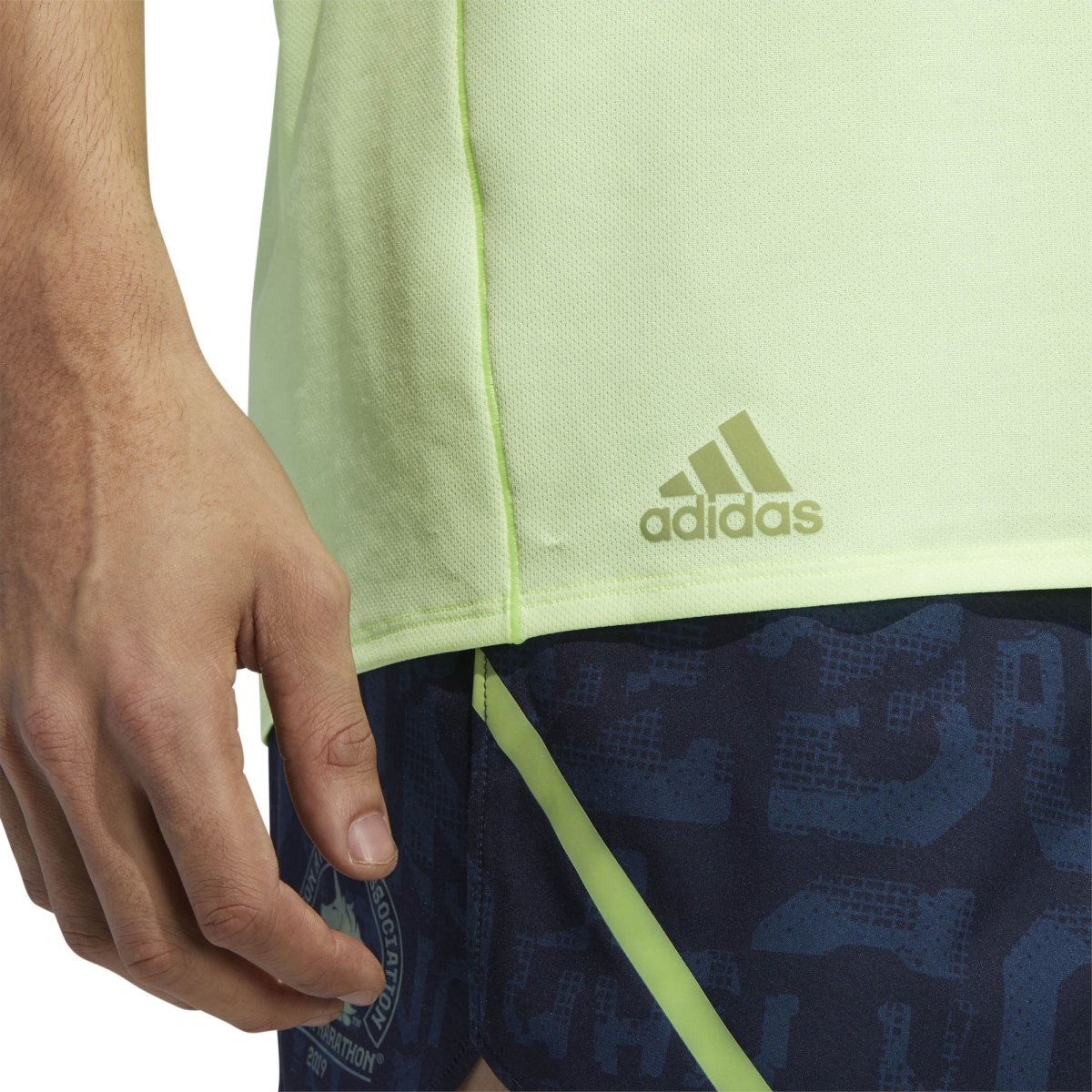 Men's adidas 2019 Boston Marathon Supernova Short Sleeve Tee - Bauman's Running & Walking Shop