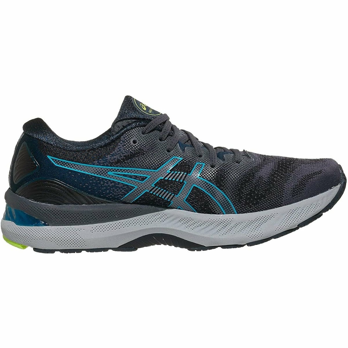 Men's ASICS GEL-NIMBUS 23 (Carrier Grey/Digital Aqua) - Bauman's Running & Walking Shop