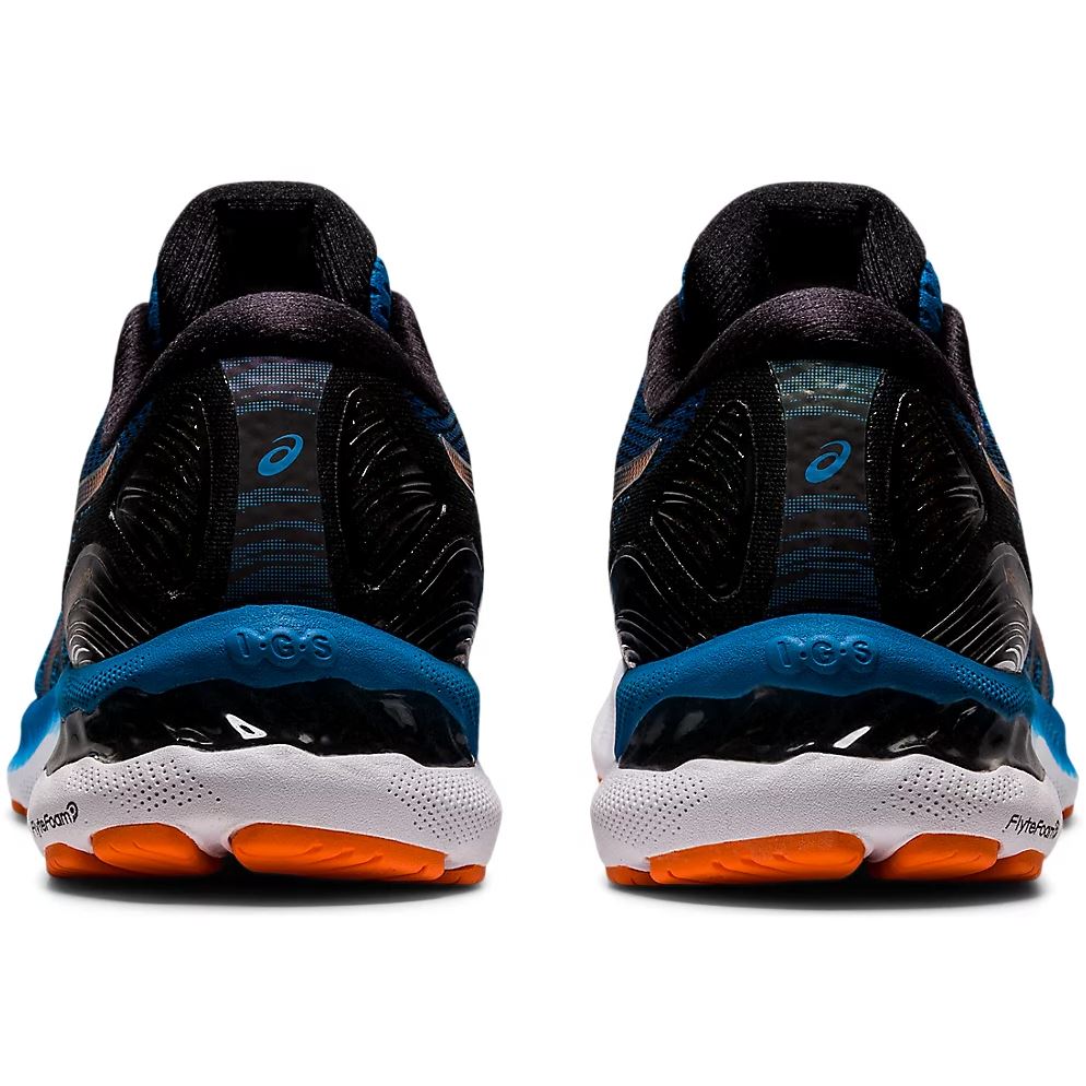 Men's ASICS GEL-NIMBUS 23 (Reborn Blue/Black) - Bauman's Running & Walking Shop