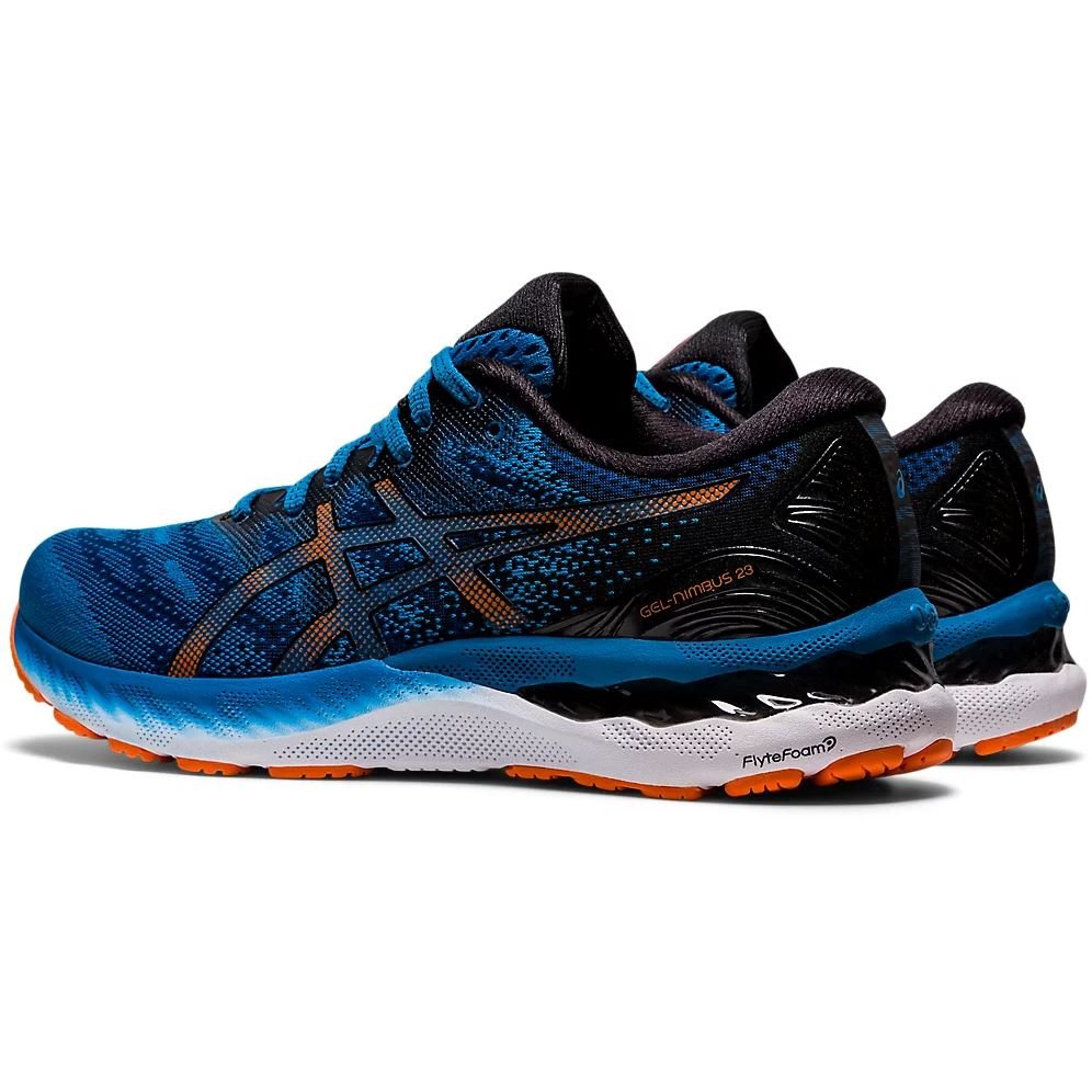 Men's ASICS GEL-NIMBUS 23 (Reborn Blue/Black) - Bauman's Running & Walking Shop