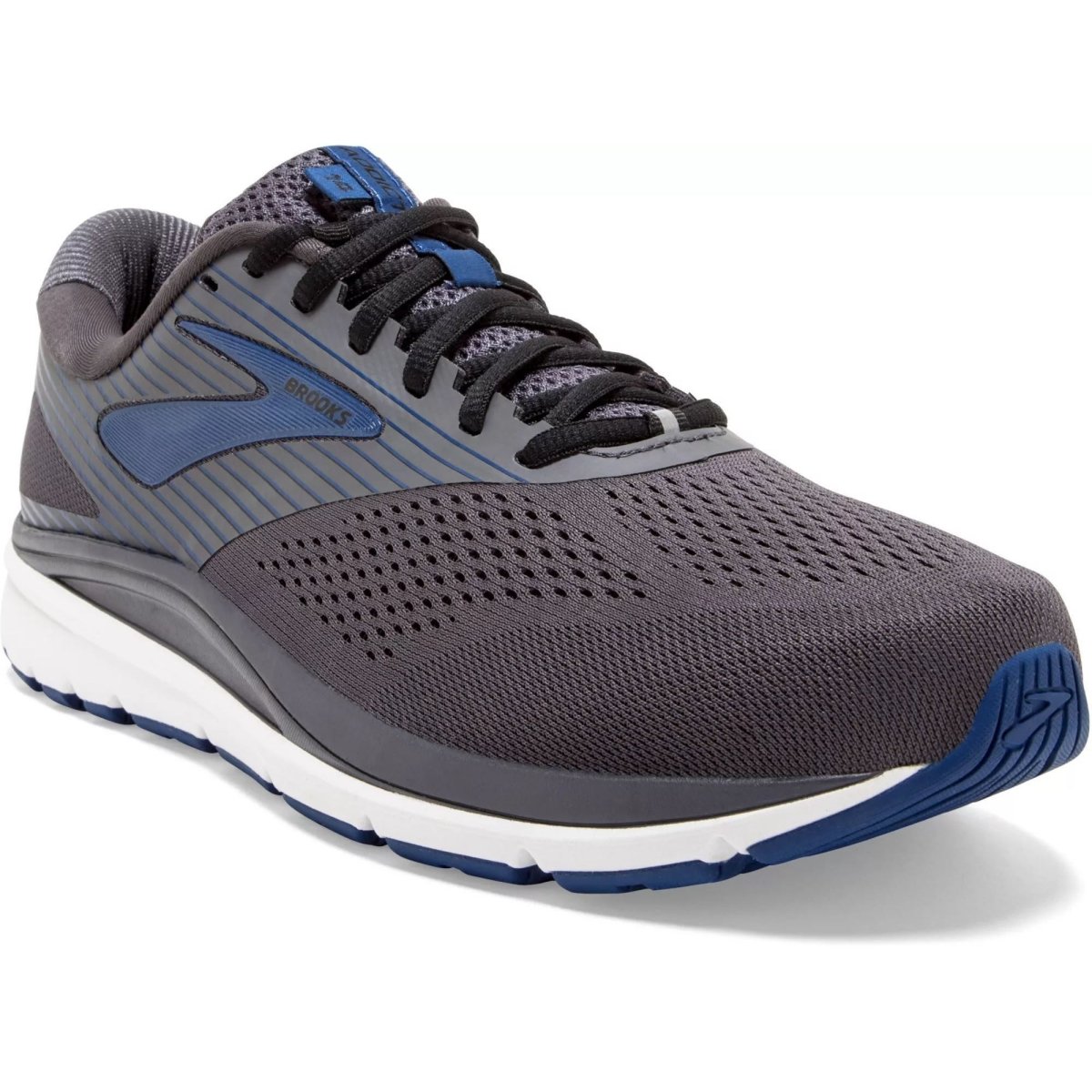 Men's Brooks Addiction 14 Blackened (Pearl/Blue/Black) - Bauman's Running & Walking Shop