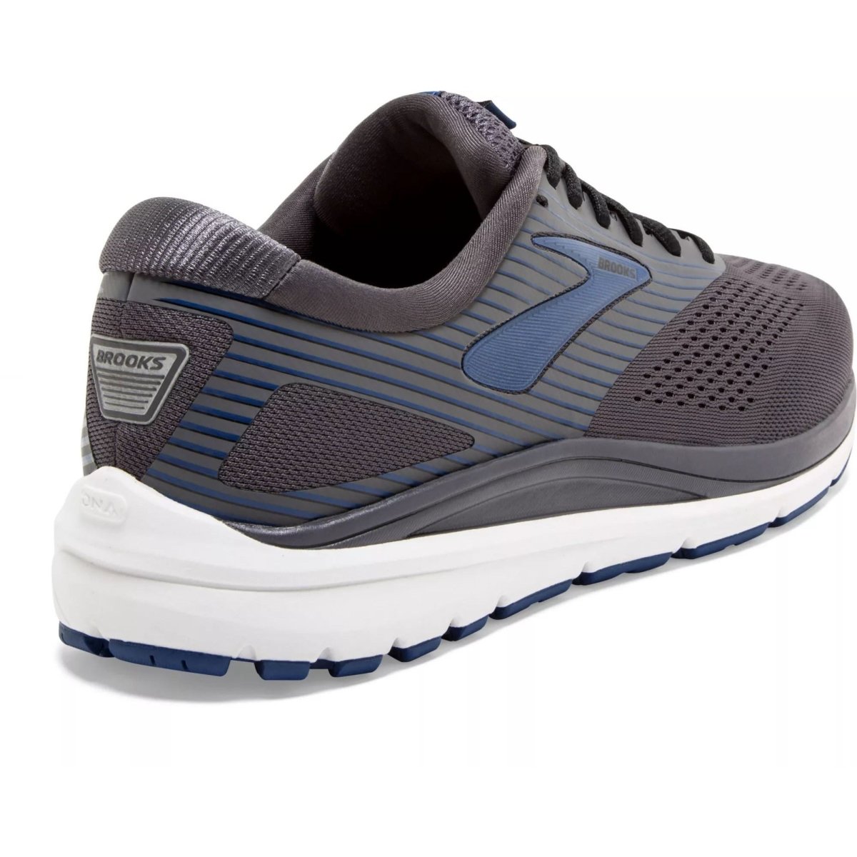 Men's Brooks Addiction 14 Blackened (Pearl/Blue/Black) - Bauman's Running & Walking Shop
