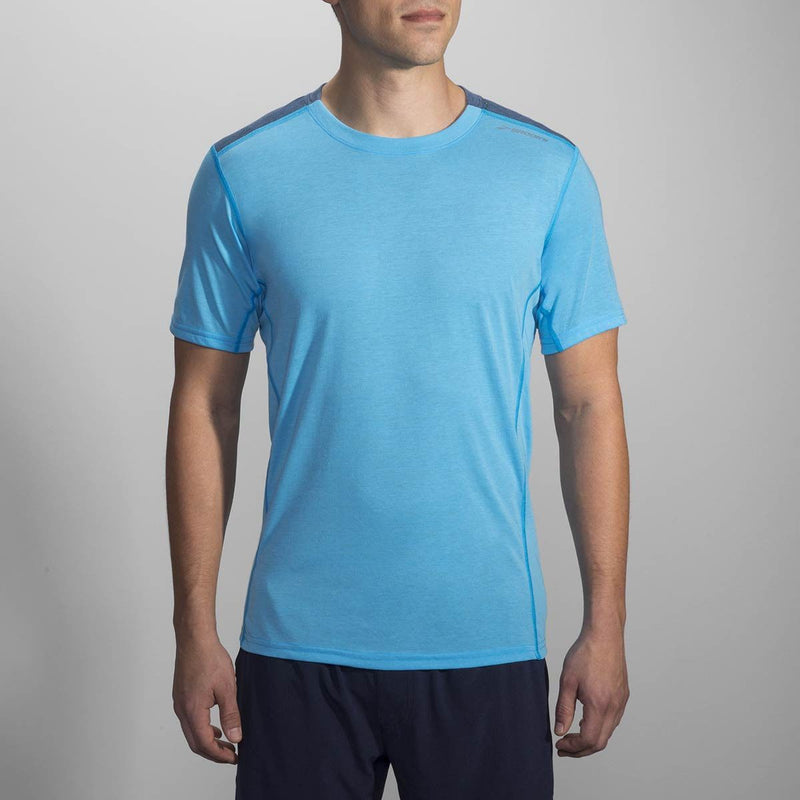 Men's Brooks Distance Short Sleeve - Bauman's Running & Walking Shop