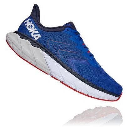 Men's Hoka ONE ONE Arahi 5 (Turkish Sea/White) - Bauman's Running & Walking Shop