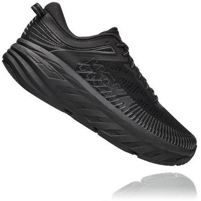 HOKA ONE ONE BONDI 7 MEN on sale SIZE 10 DARK SHADOW/BLACK.