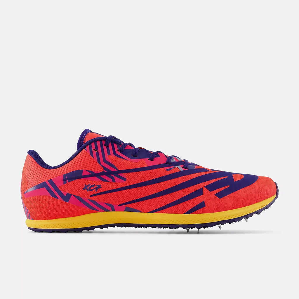 Red new balance spikes hotsell