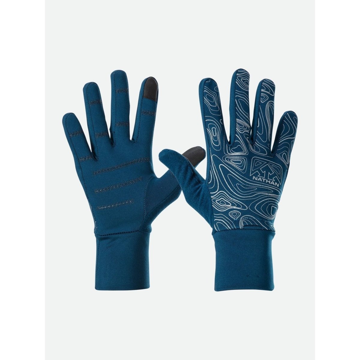 Nathan Hypernight Reflective Gloves - Bauman's Running & Walking Shop