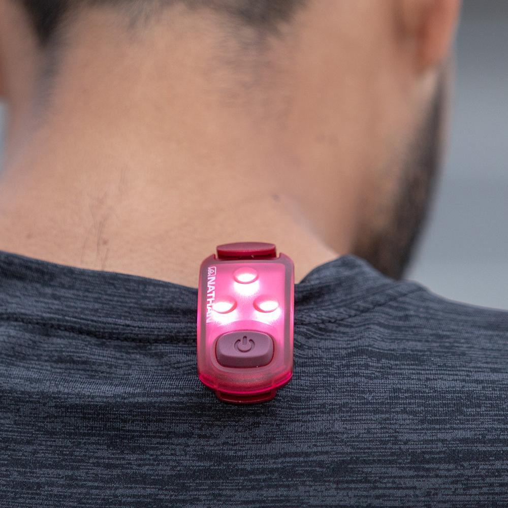 Nathan Strobelight Strobe Light LED Safety Light Clip - Bauman's Running & Walking Shop