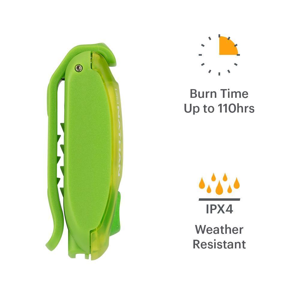 Nathan Strobelight Strobe Light LED Safety Light Clip - Bauman's Running & Walking Shop